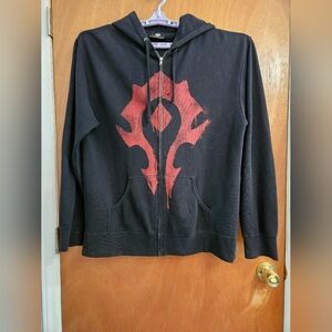 Y2K Jinx World of Warcraft Zip Up Hoodie Size XXL Blizzard Entertainment